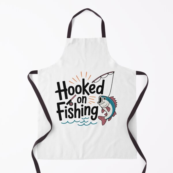 Item preview, Hooked On Fishing-funny Fishing Motif designed and sold by MrERNST.