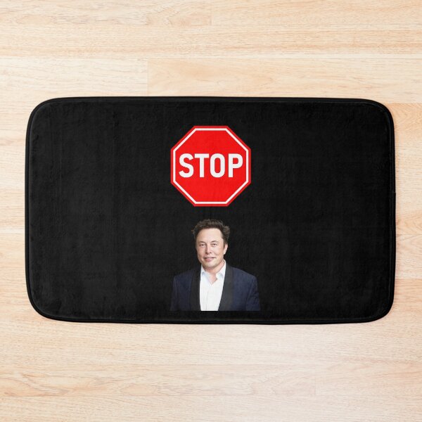 Aperçu de l'œuvre Arrêtez Elon Musk créée et vendue par SMARTKIT DESIGNAGENCY.