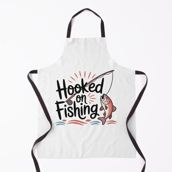 Item preview, Hooked On Fishing-funny Fishing Motif designed and sold by MrERNST.