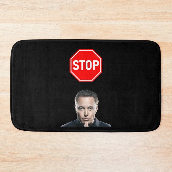Aperçu de l'œuvre Arrêtez Elon Musk créée et vendue par SMARTKIT DESIGNAGENCY.