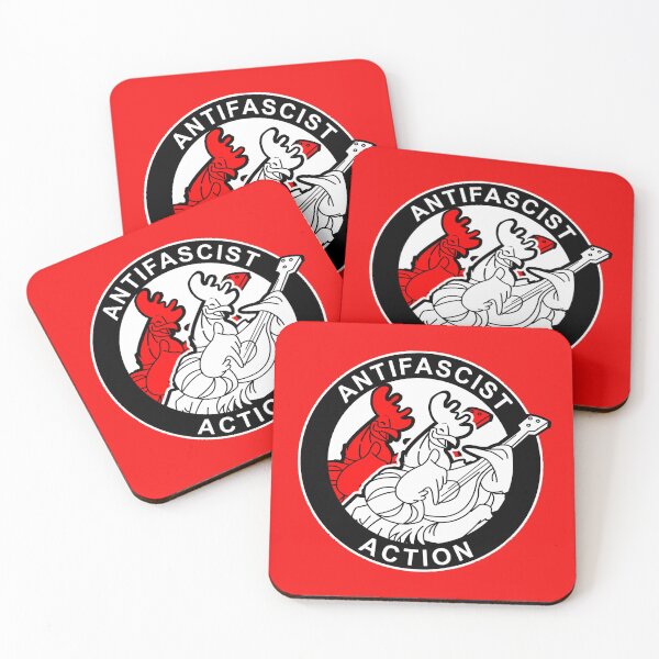 Item preview, Antifascist rooster designed and sold by remerasnerdas.
