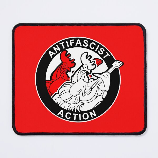 Item preview, Antifascist rooster designed and sold by remerasnerdas.