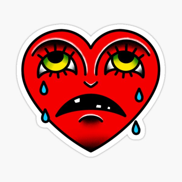 Item preview, Sad Heart designed and sold by matiastattoo17.