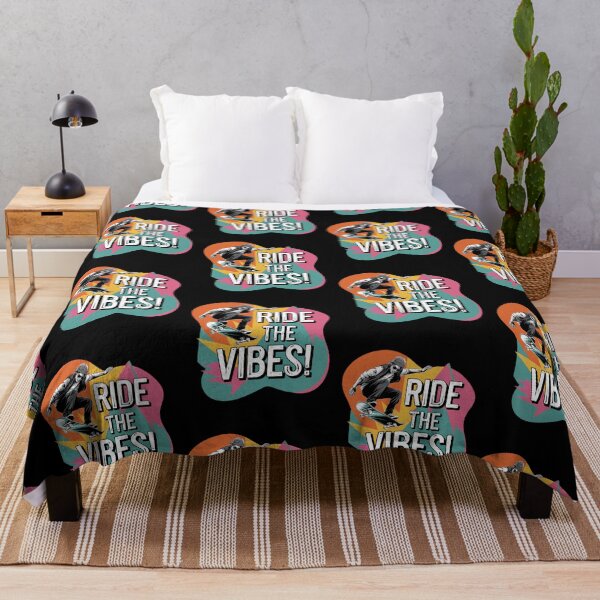 Item preview, Ride the Vibes – Retro Skateboard Streetwear designed and sold by boboodesigns.