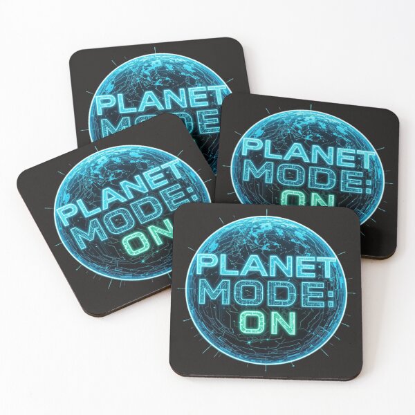 Item preview, PLANET MODE: ON – Eco-Tech Futurism  Premium Cool Trendy Best Gift designed and sold by Imaginarium of Chaos falcon88 .