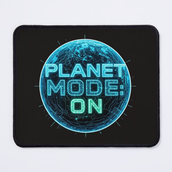 Item preview, PLANET MODE: ON – Eco-Tech Futurism  Premium Cool Trendy Best Gift designed and sold by Imaginarium of Chaos falcon88 .