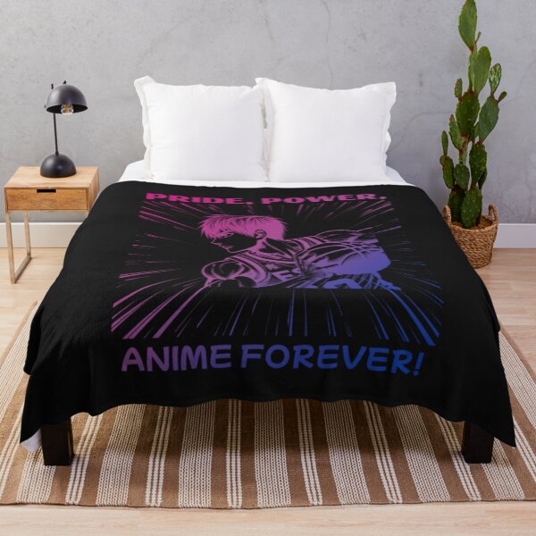 Item preview, Pride, power, Anime Forever Slogan, Bisexual pride flag graphic, Anime LGBTQ Graphic, Cute Rainbow Person with Ball Powerful, LGBTQ, summer, summer vibes, rainbow colors,  designed and sold by PrideBeProud.
