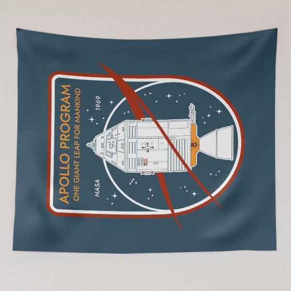 Item preview, Apollo Program. One Giant Leap for Mankind. NASA 1969 Commemorative Badge designed and sold by BGALAXY.