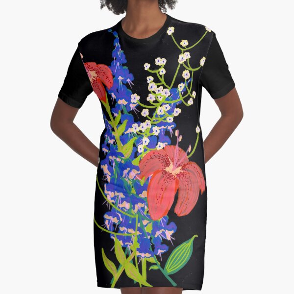 Aperçu de l'œuvre Fleurs Blacklight créée et vendue par EXXHXXStudio.