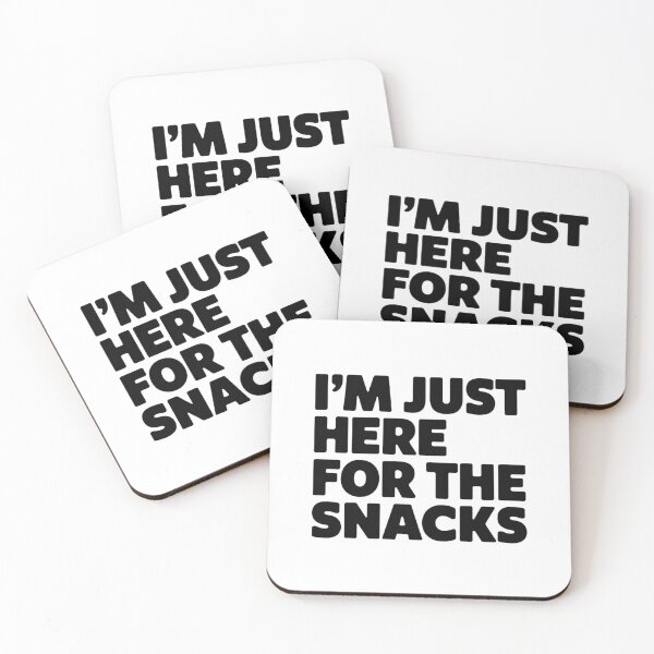 Item preview, I’M JUST HERE FOR THE SNACKS designed and sold by SignumShop.