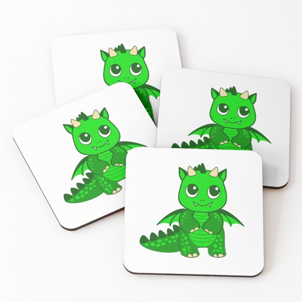 Item preview, Adorable Kawaii Green Baby Dragon – Cute & Playful designed and sold by MFGB-Creations.