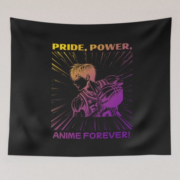 Item preview, Pride, power, Anime Forever Slogan, Intersex pride flag graphic, Anime LGBTQ Graphic, Cute Rainbow Person with Ball Powerful, LGBTQ, summer, summer vibes, rainbow colors,  designed and sold by PrideBeProud.