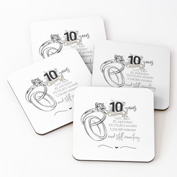 Item preview, 10 Years Acrylic Anniversary Gift for Couple | Husband | Wife | Him | Her designed and sold by skkyfaithArtz.