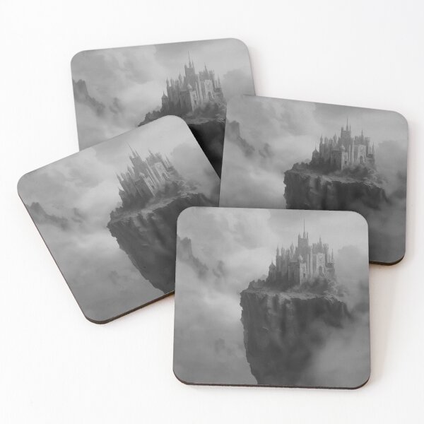 Item preview, Lonely Fortress – Castle on a High Cliff Among the Clouds designed and sold by D-a-y-d-r-e-a-m.