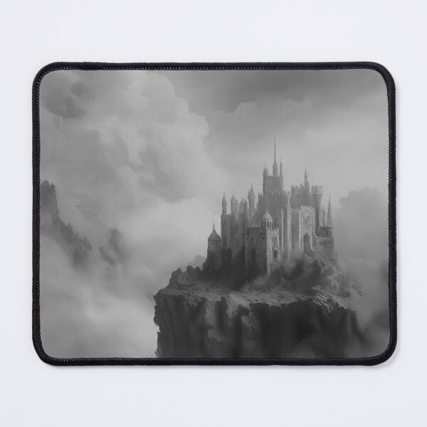 Item preview, Lonely Fortress – Castle on a High Cliff Among the Clouds designed and sold by D-a-y-d-r-e-a-m.