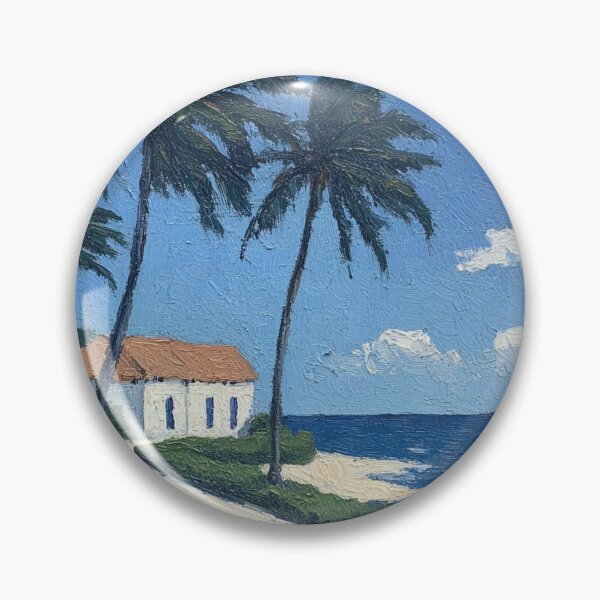 Item preview, Bahamas landscape | Post-impressionist painting style designed and sold by ComicsFactory.