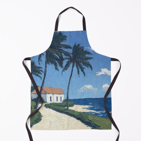 Item preview, Bahamas landscape | Post-impressionist painting style designed and sold by ComicsFactory.