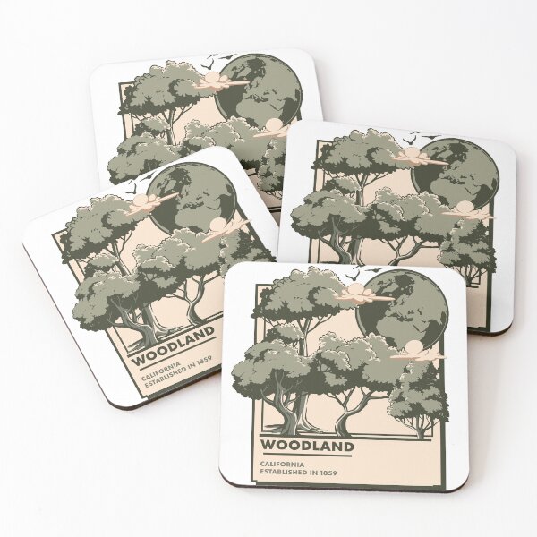 Item preview, Woodland Trees  & Moon designed and sold by MuchoMerchShop.