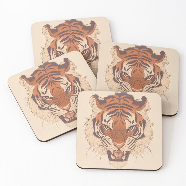 Item preview, Majestic Tiger – Powerful Wildlife Illustration designed and sold by D-a-y-d-r-e-a-m.