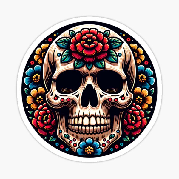 Item preview, Dia De Los Muertos Sticker designed and sold by StickerWey.