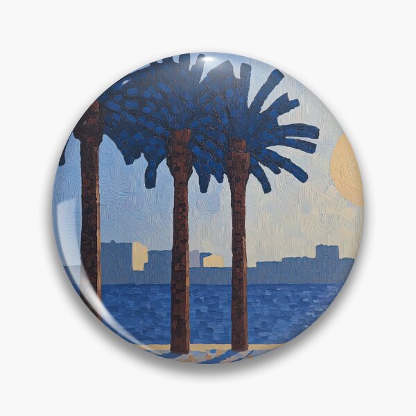 Item preview, Bahrain landscape | Post-impressionist painting style designed and sold by ComicsFactory.