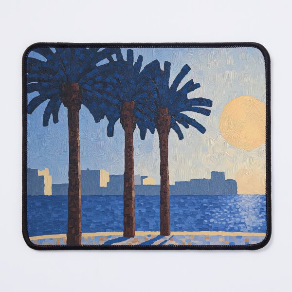 Item preview, Bahrain landscape | Post-impressionist painting style designed and sold by ComicsFactory.