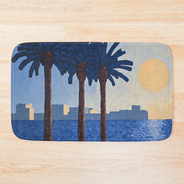 Item preview, Bahrain landscape | Post-impressionist painting style designed and sold by ComicsFactory.