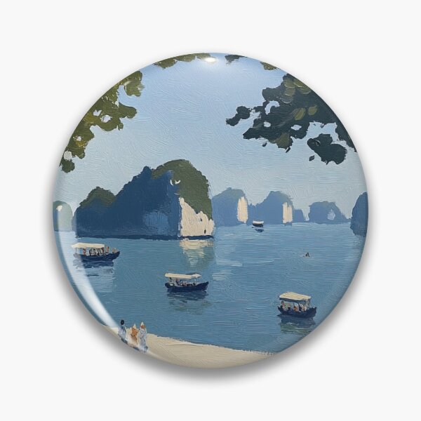 Item preview, Bai Tu Long Bay | Post-impressionist painting style designed and sold by ComicsFactory.
