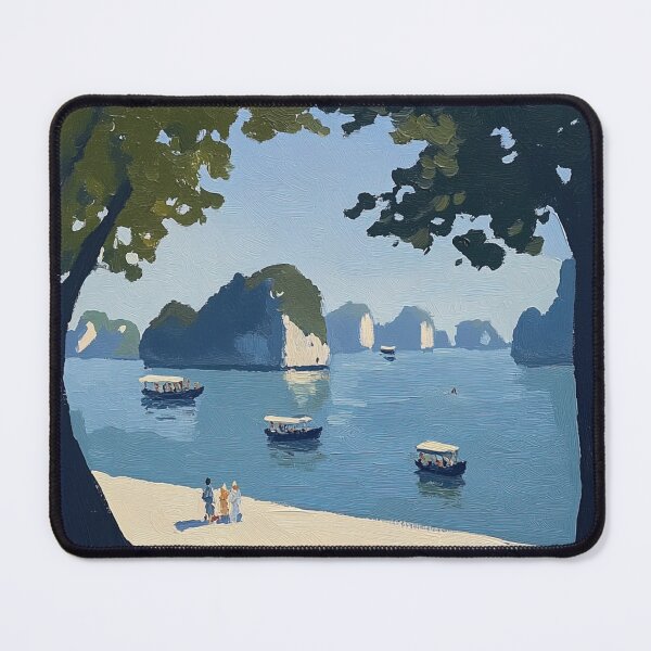 Item preview, Bai Tu Long Bay | Post-impressionist painting style designed and sold by ComicsFactory.