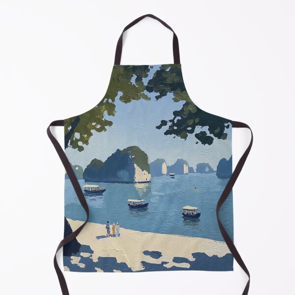 Item preview, Bai Tu Long Bay | Post-impressionist painting style designed and sold by ComicsFactory.