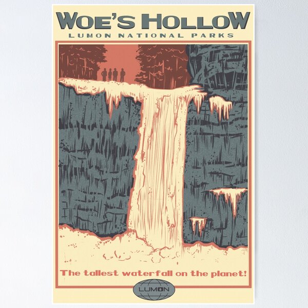 Item preview, Woe’s Hollow National Park designed and sold by Alice Pieschel.