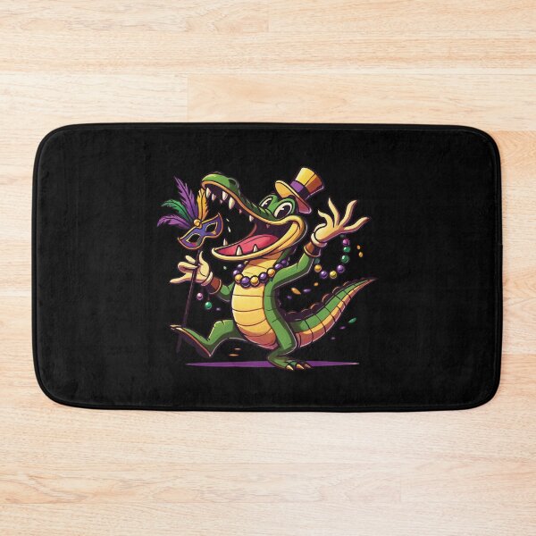 Item preview, Mardi Gras Alligator Celebration Fun designed and sold by LuminOrb.