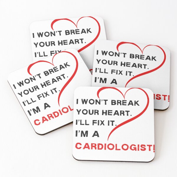 Item preview, CARDIOLOGIST FUNNY QUOTES designed and sold by Meandmyshop.