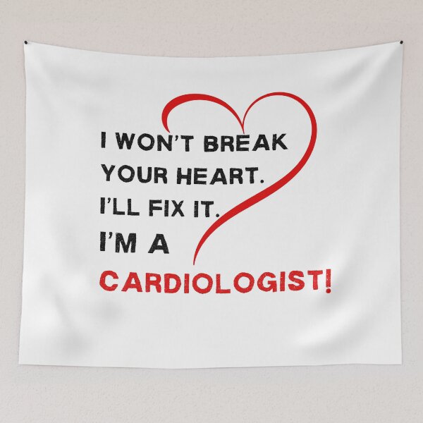 Item preview, CARDIOLOGIST FUNNY QUOTES designed and sold by Meandmyshop.