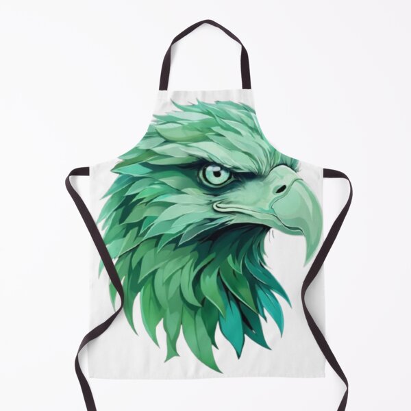 Item preview, Green Spirit Eagle – Vibrant Animal Portrait designed and sold by MaciejCraft.