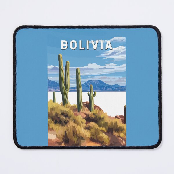 Item preview, Bolivia Illustration Travel Art Vintage designed and sold by KrisSidDesigns.