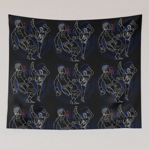 Item preview, Muay Thai Kick Sak yant designed and sold by MORIANO TATTOOS.