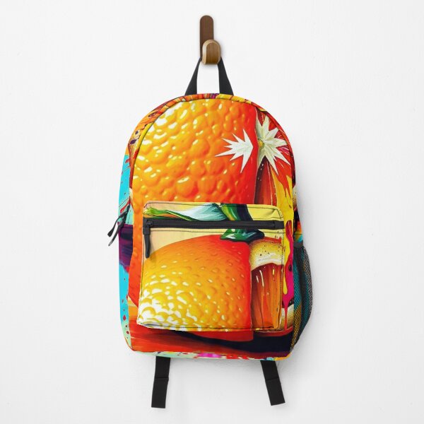 Item preview, Explosive Orange Energy – Vivid Abstract Citrus Art designed and sold by Wesira.