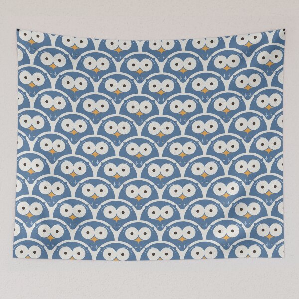 Item preview, Baby Owl - Dusty Blue designed and sold by Design Sparkes.
