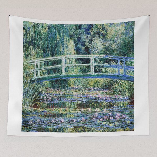 Item preview, Monet: Japanese foot-bridge over the water-lily pond in Giverny - Digital Art essay designed and sold by The Great  Art.