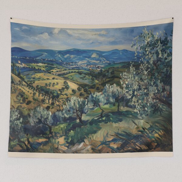 Item preview, Rolling Hills of Provence - Post-Impressionist Landscape designed and sold by CARRAANN.
