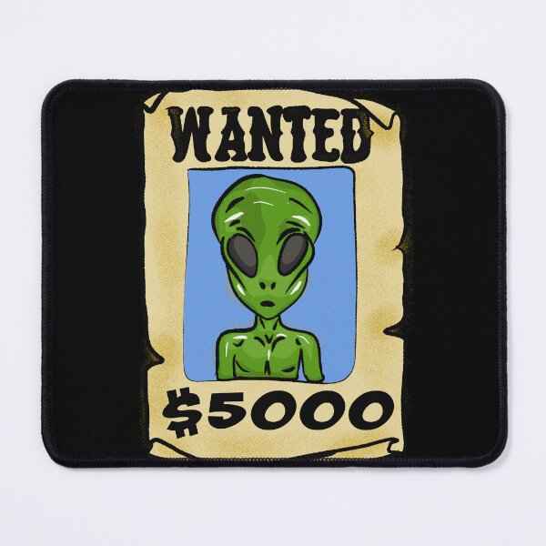 Item preview, Colored wanted poster of an alien from the old west designed and sold by Joncasmiart.