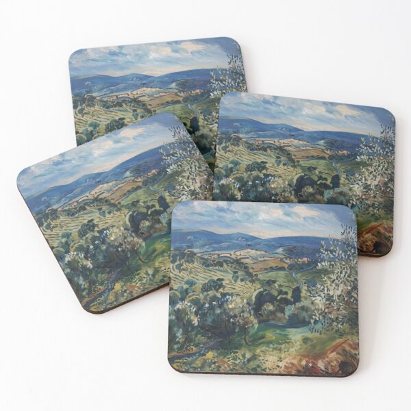 Item preview, Mediterranean Olive Grove - Impressionist Landscape designed and sold by CARRAANN.