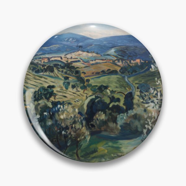 Item preview, Mediterranean Olive Grove - Impressionist Landscape designed and sold by CARRAANN.