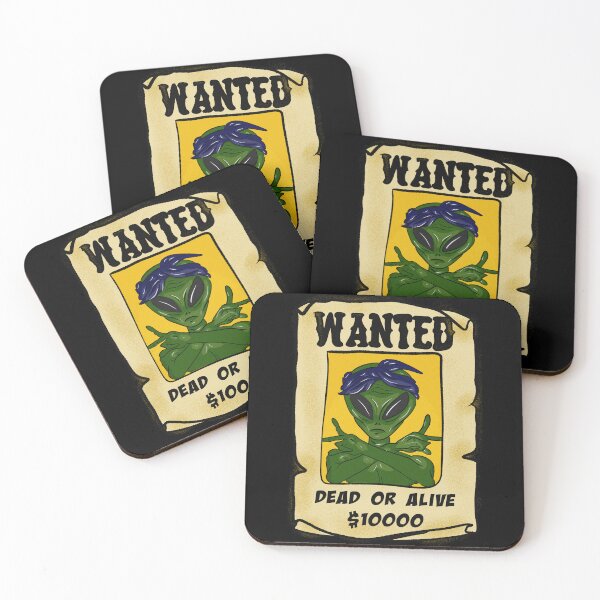 Item preview, Colored old west fugitive alien poster designed and sold by Joncasmiart.