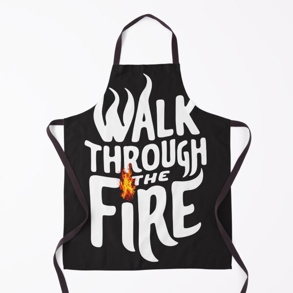Item preview, Walk Through The Fire – Motivational Typography Design designed and sold by M22--.