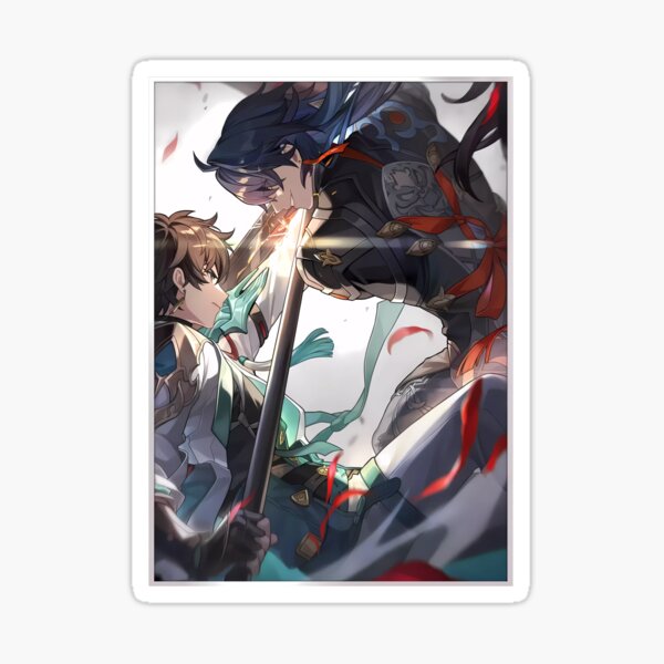 Item preview, Nowhere to Run • Blade & Dan Heng • Honkai Star Rail Light Cone designed and sold by kazatodoesart.