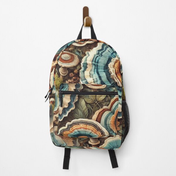 Item preview, Vibrant Turkey Tail Mushroom Tapestry designed and sold by Wiredart.