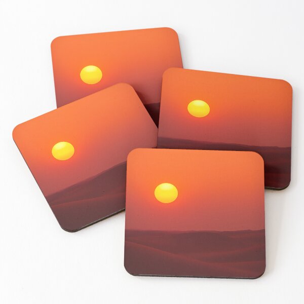 Item preview, Orange Landscape Sun Fantasy Star Wars Sci Fi  designed and sold by ART ATTACK ZONE.
