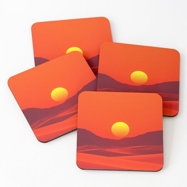 Item preview, Hot Orange Landscape Surreal Fantasy Star Wars  designed and sold by ART ATTACK ZONE.
